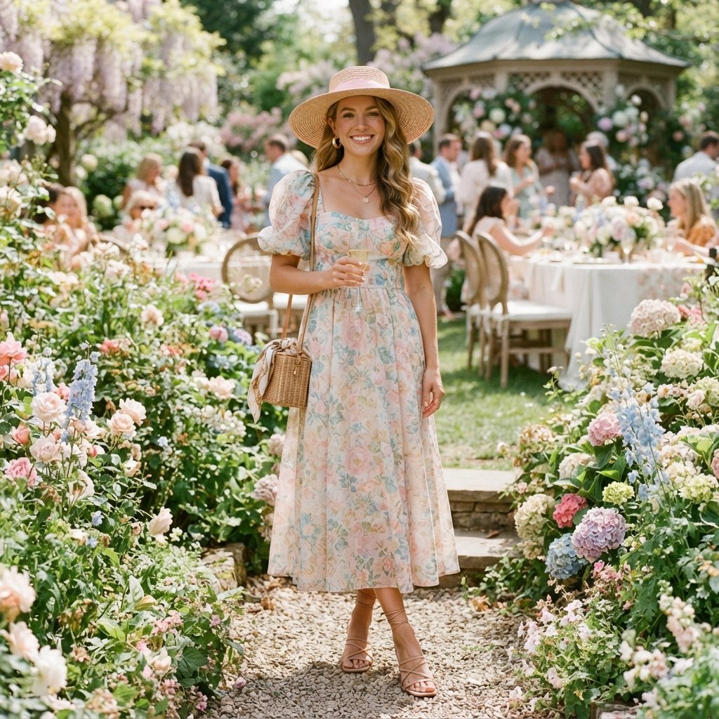 Garden Party Chic Spring Outfits