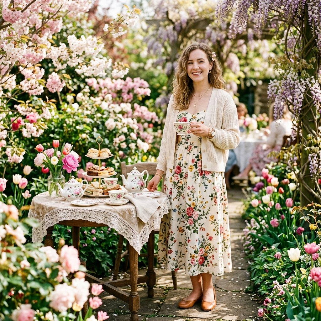 34 Stunning Tea Party Outfit Ideas: Dreamy Looks for Every Occasion 19 Spring Tea Party Outfit