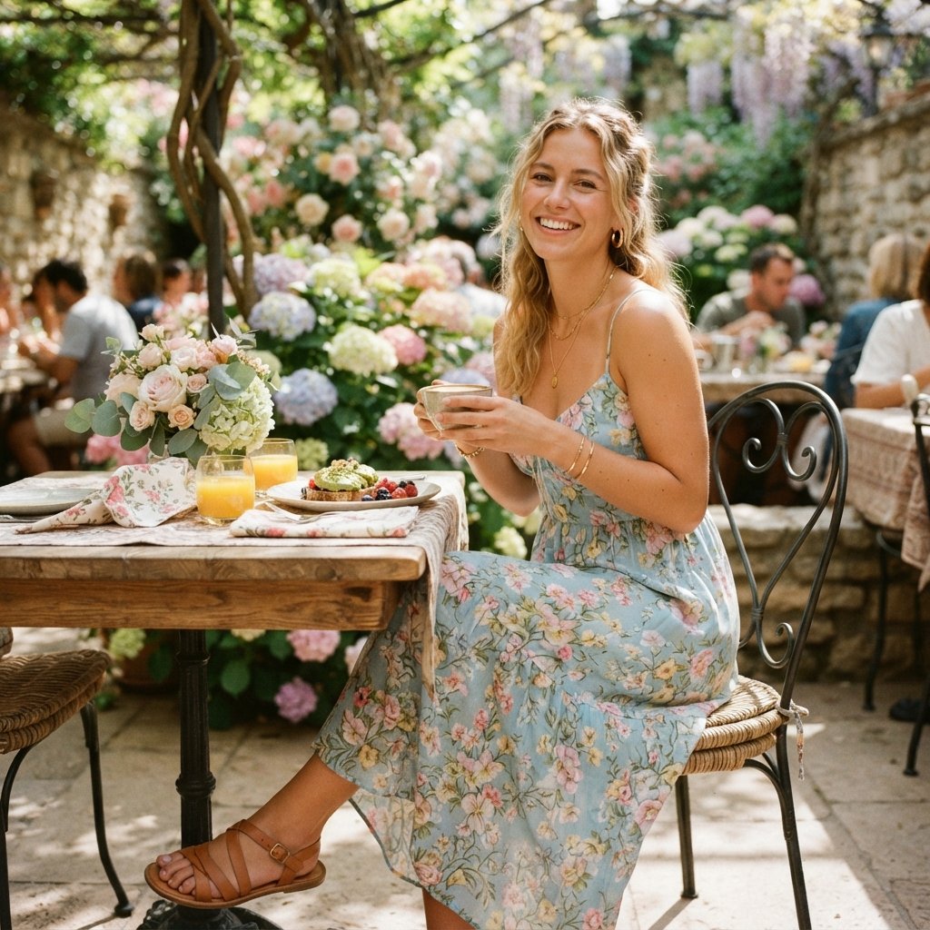 Floral Sundress Brunch Outfit Ideas