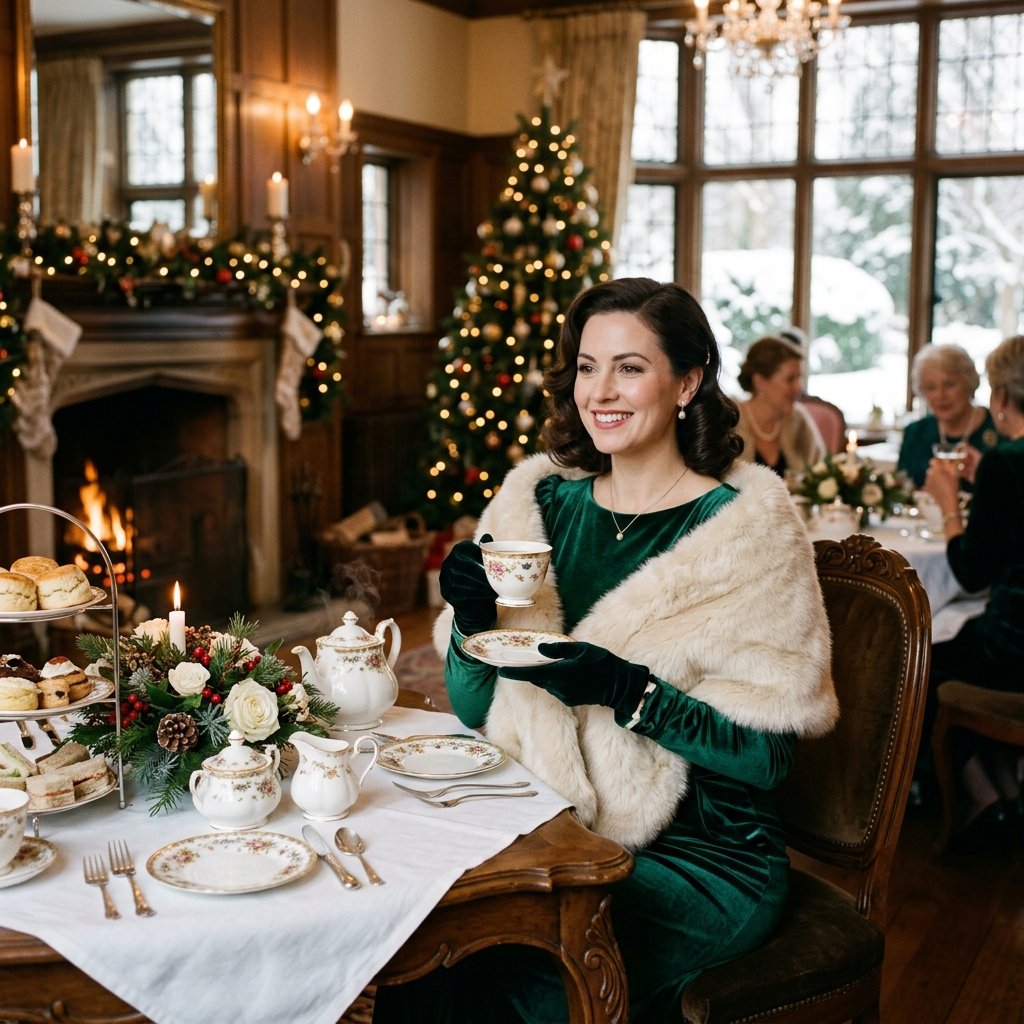 34 Stunning Tea Party Outfit Ideas: Dreamy Looks for Every Occasion 21 Winter Tea Party Outfit
