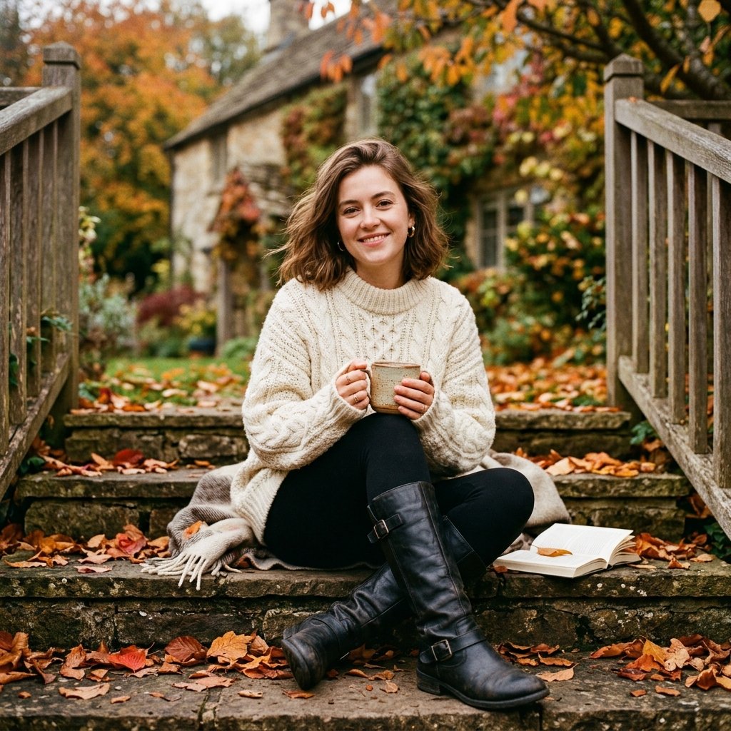 Boots with Oversized Sweater Ideas
