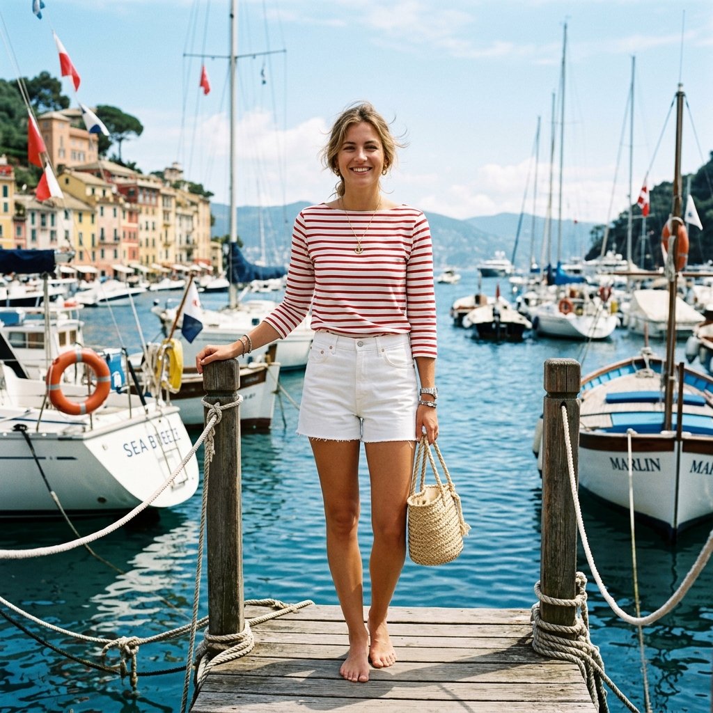 Red and White Nautical Style Idea