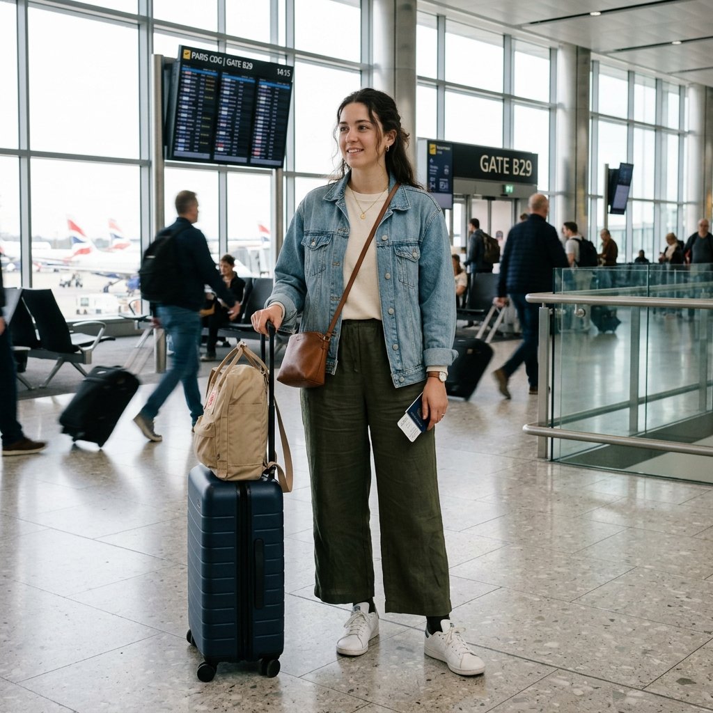Modest Travel Outfit Idea
