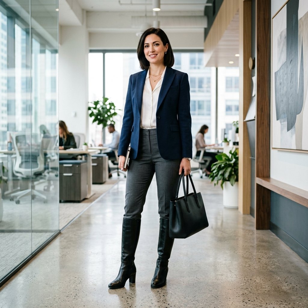 Boots for Work Outfit Ideas