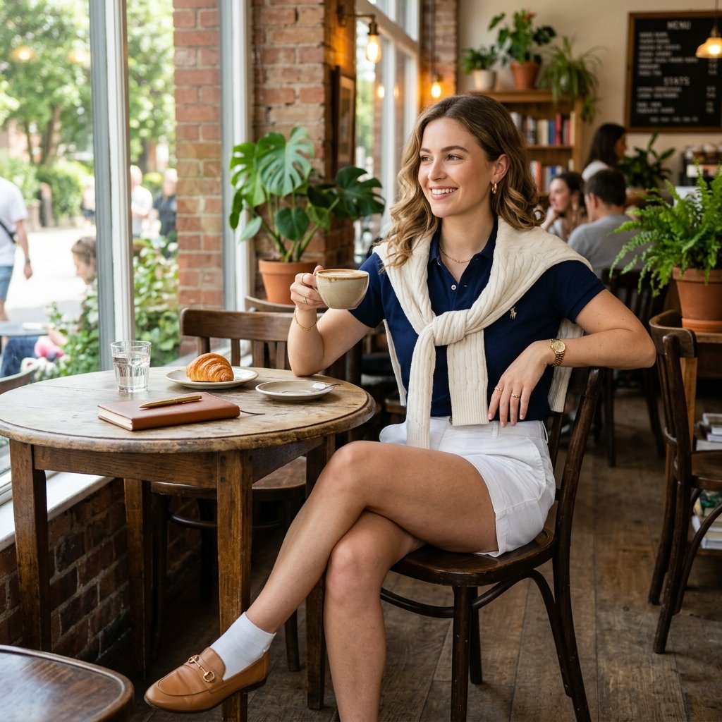 Preppy Coffee Date Outfit Ideas