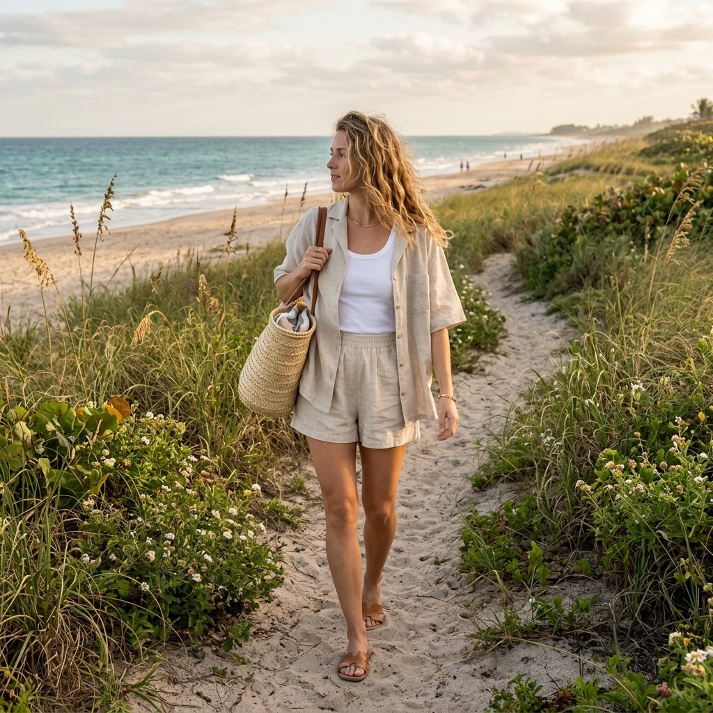 Linen Beach Set Ideas