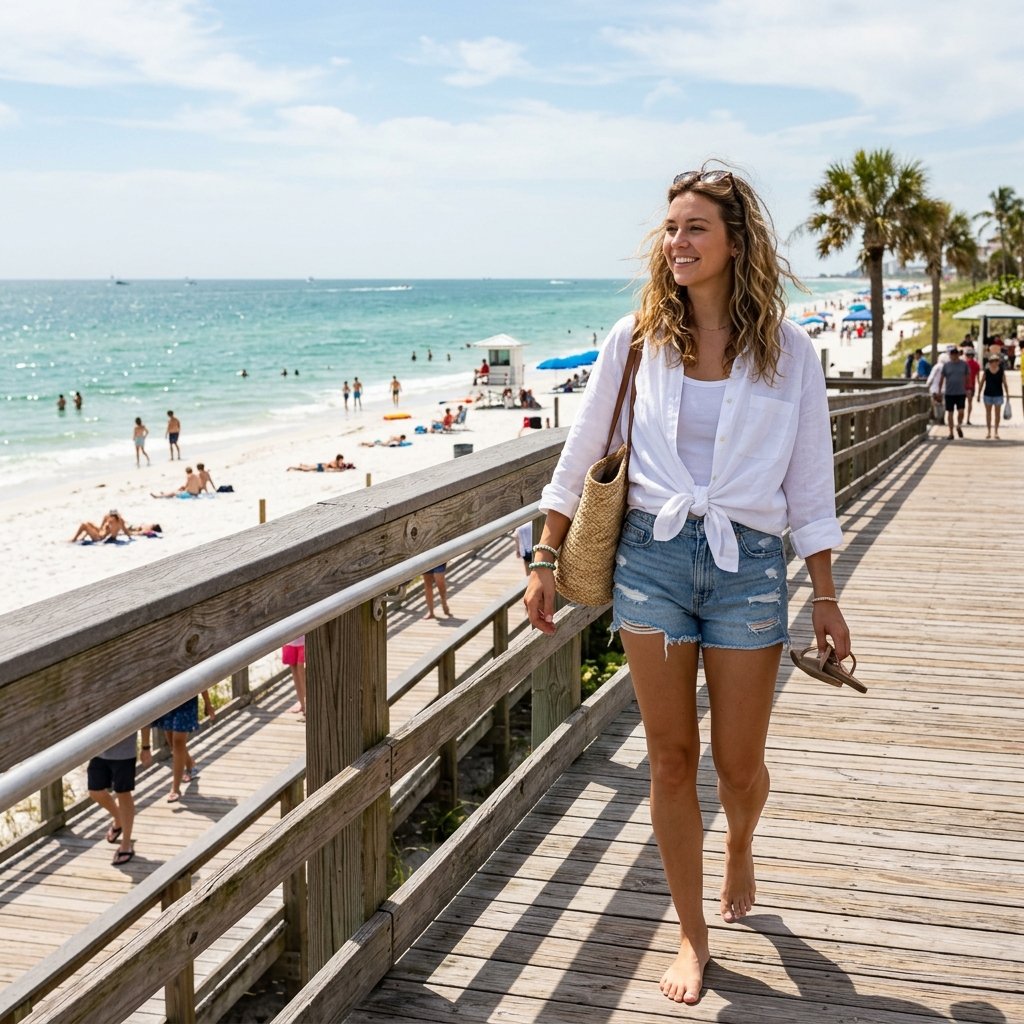 Beach Shorts Outfit Ideas