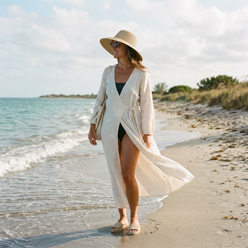 Modest Beach Cover-Up Idea