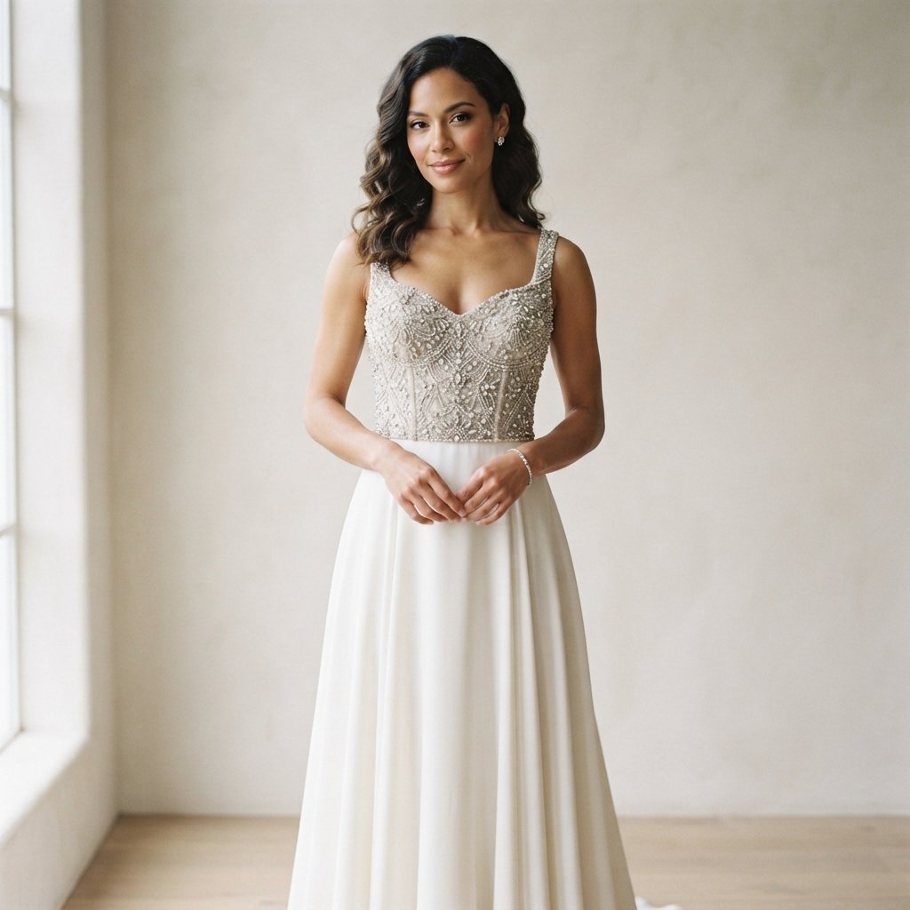 30 Elegant Mother of the Bride Outfit Ideas for Every Wedding Style 9 Beaded Bodice Gown Ideas