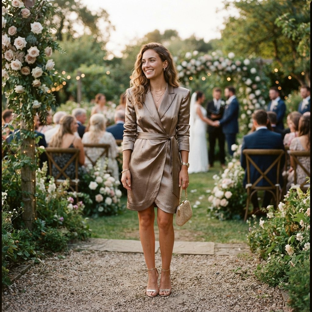 Wedding Guest Blazer Dress Ideas