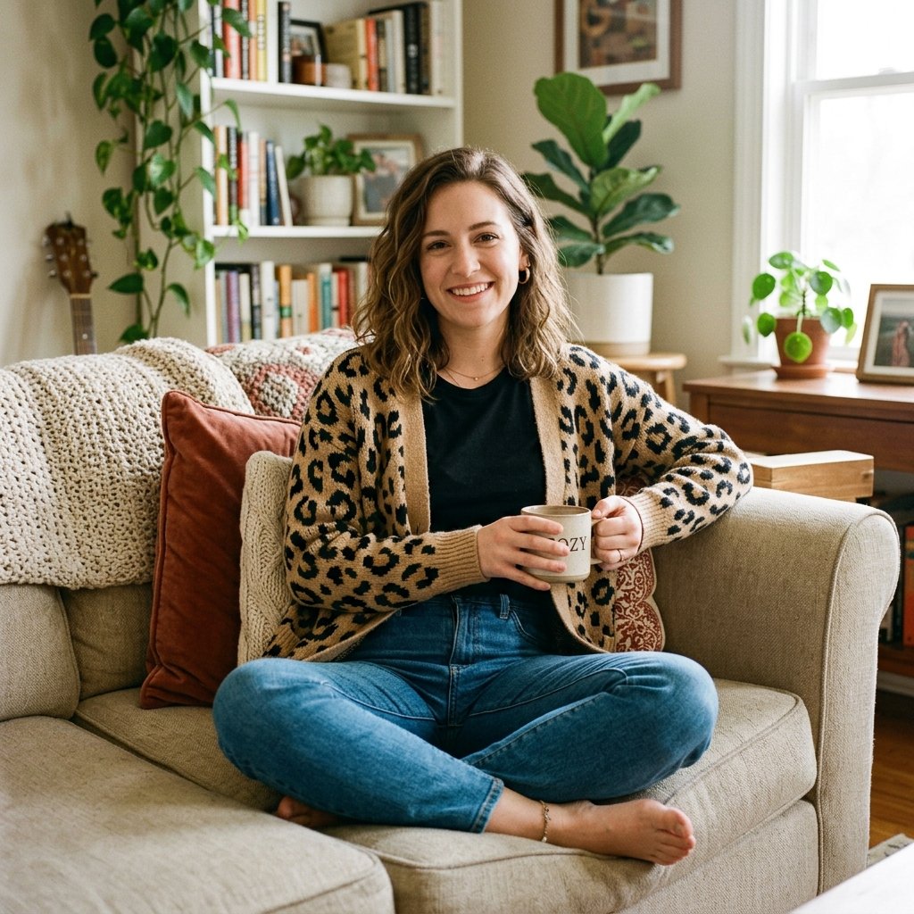 Cheetah Print Cardigan Ideas