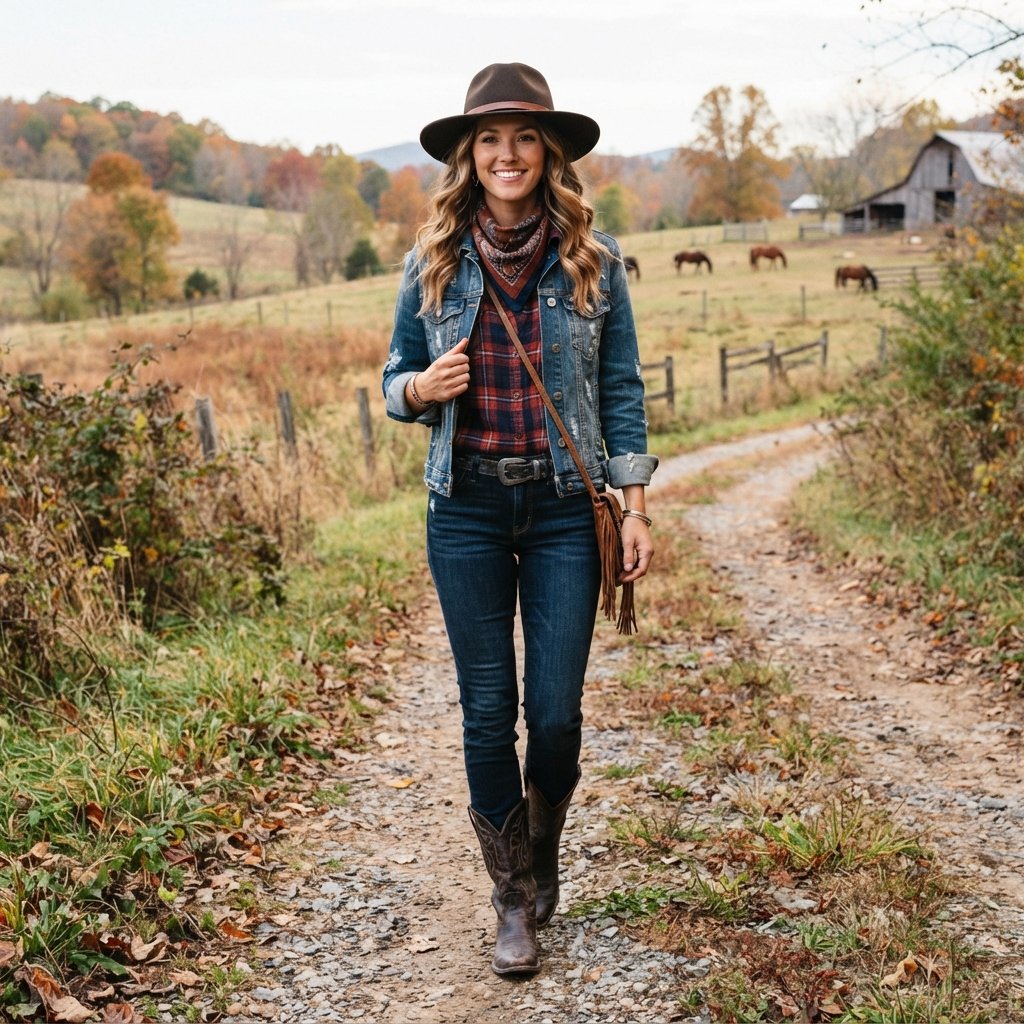 Cowgirl Outfit Ideas: 31 Ways to Style Your Western Look 22 Layered Cowgirl Outfit Ideas