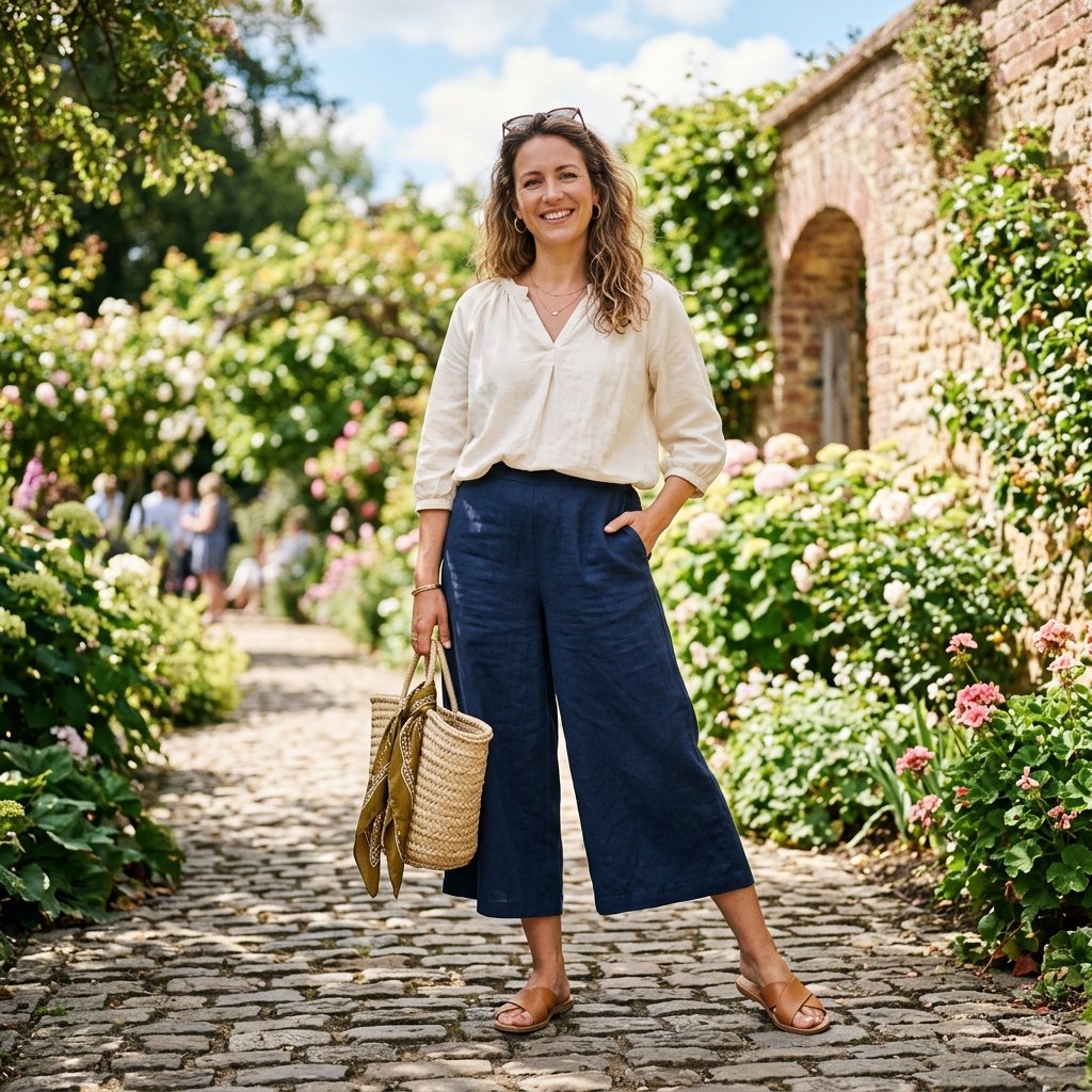 Culottes and Blouse Idea