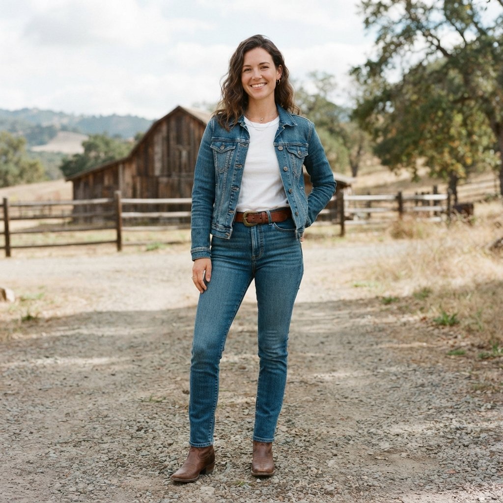 Cowgirl Outfit Ideas: 31 Ways to Style Your Western Look 2 Classic Western Denim Outfit Ideas