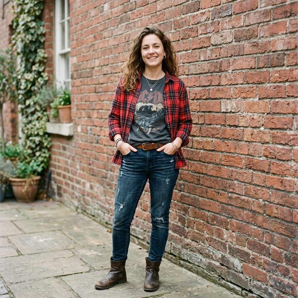 Grunge Style Outfits Ideas: 33 Ways to Wear the Look 2 Flannel Shirt Outfit Ideas