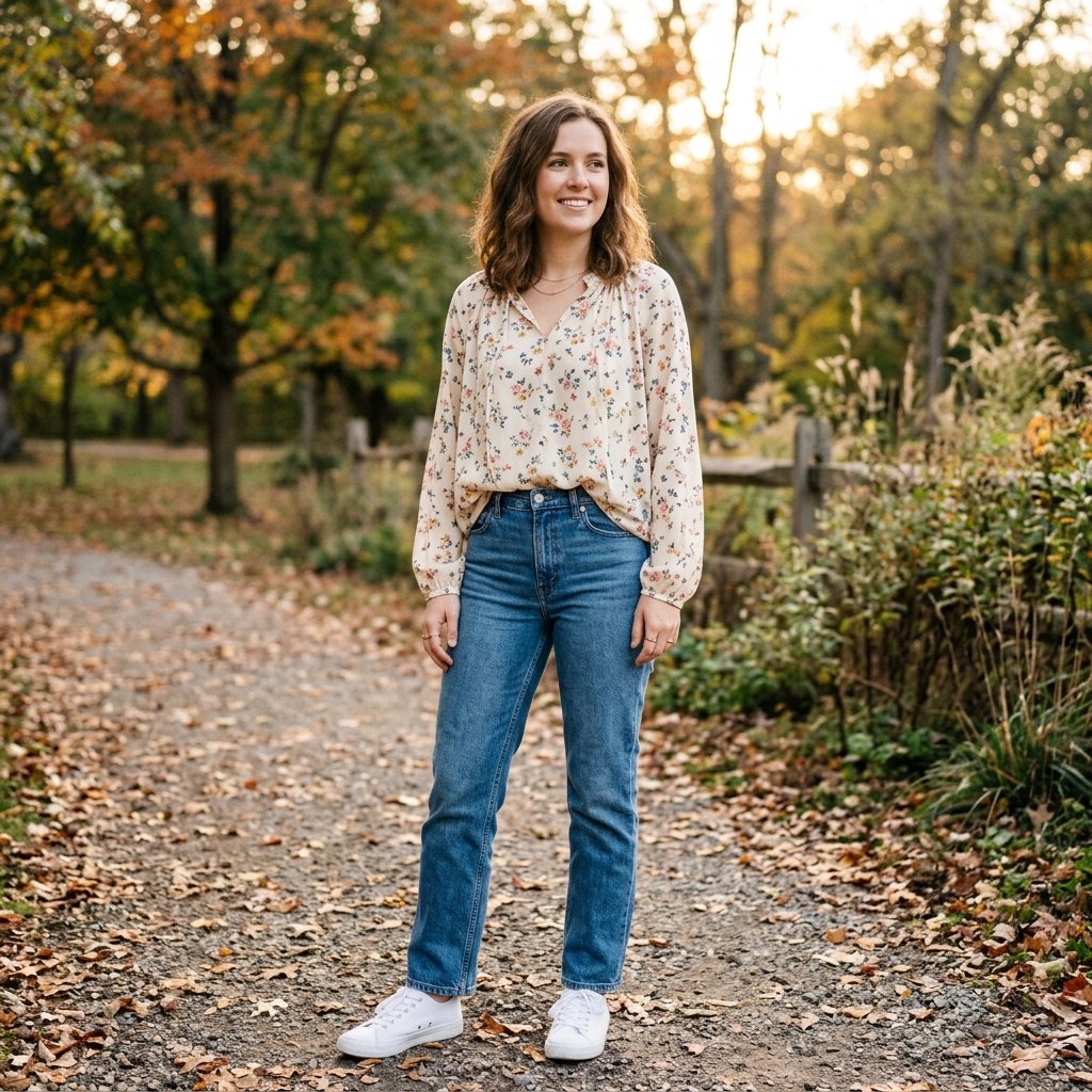 Floral Print Back to School Outfit Ideas