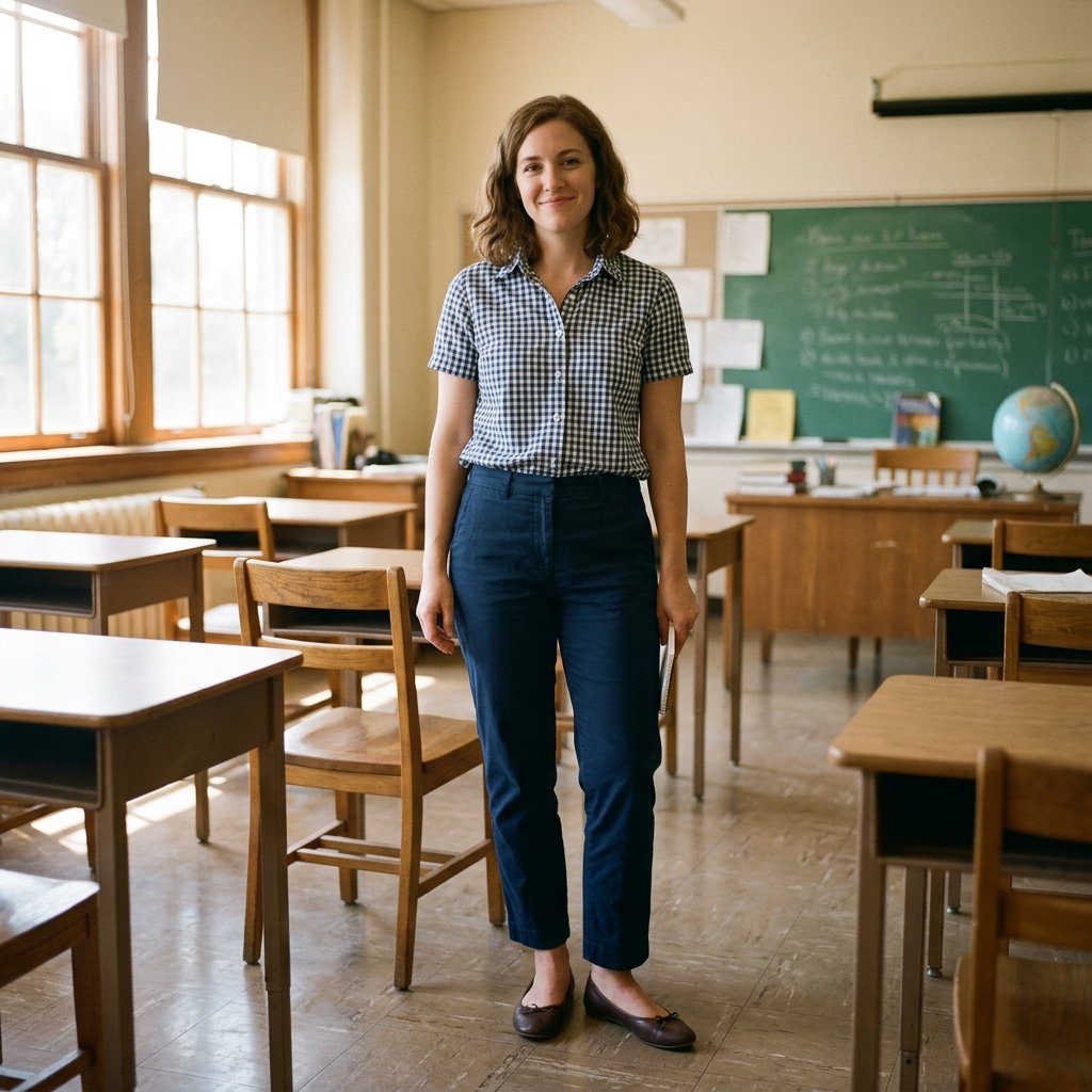 Gingham Print Back to School Outfit Ideas