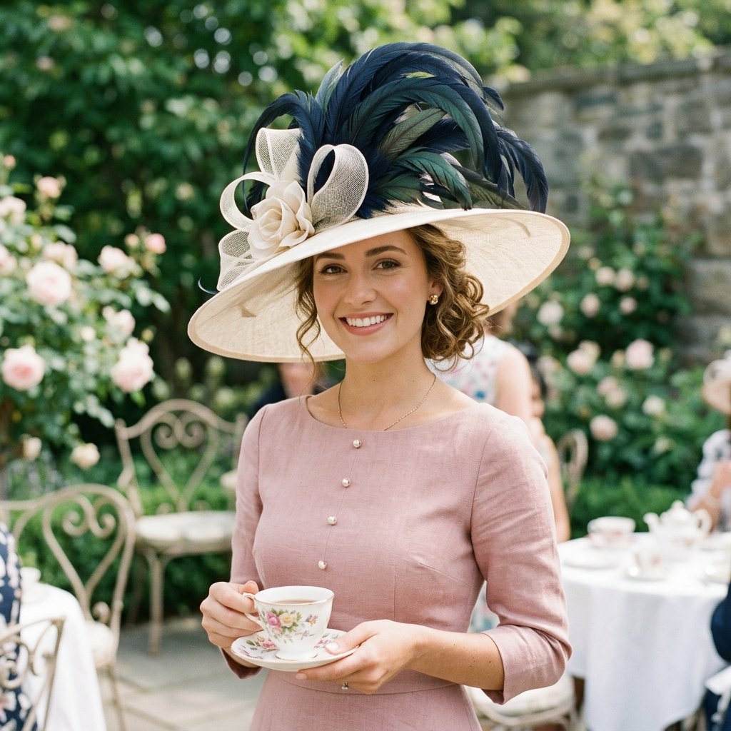 Hat and Fascinator Tea Party Look Ideas