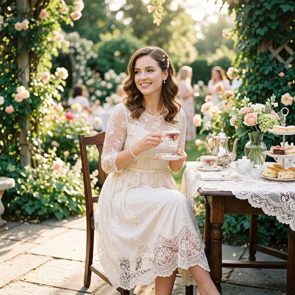 Lace Tea Party Looks Ideas