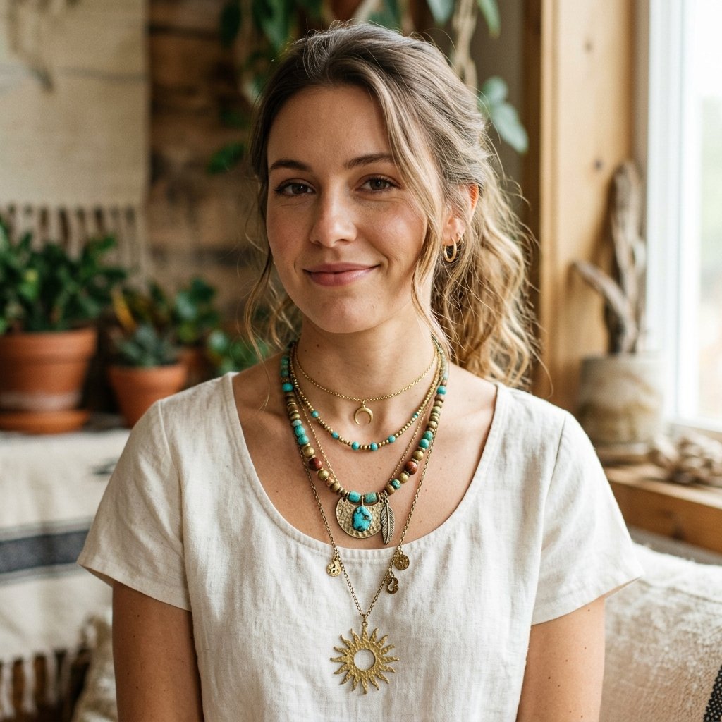Layered Necklace Outfit Ideas