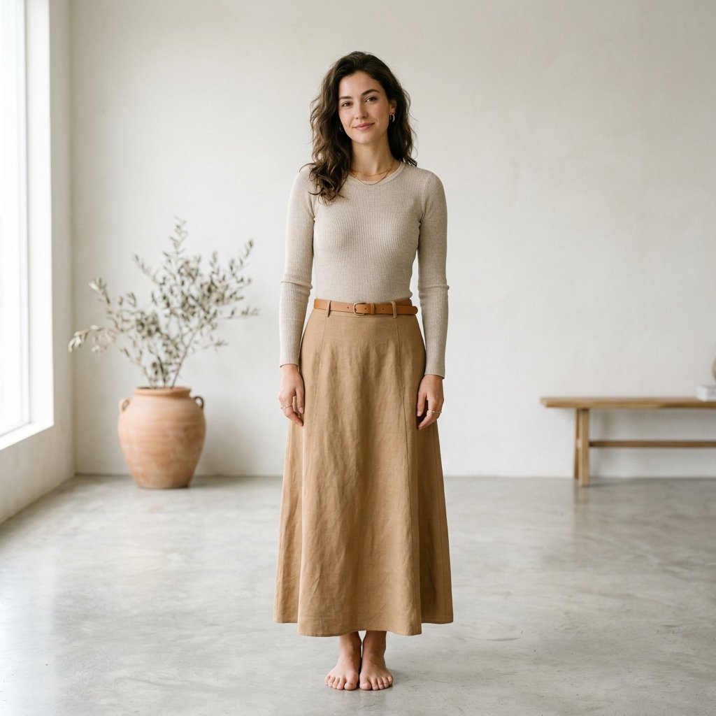 Long Skirt and Bodysuit Outfit Ideas