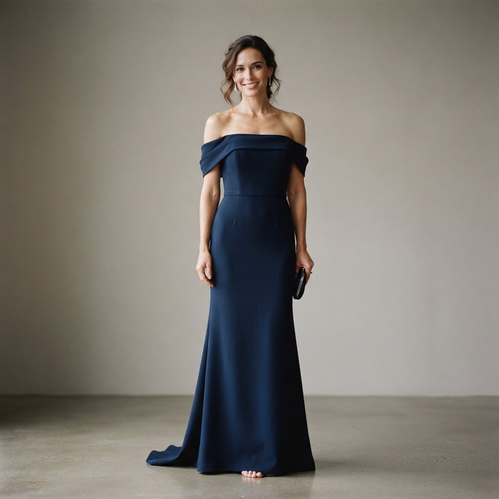 30 Elegant Mother of the Bride Outfit Ideas for Every Wedding Style 17 Off the Shoulder Gown Ideas