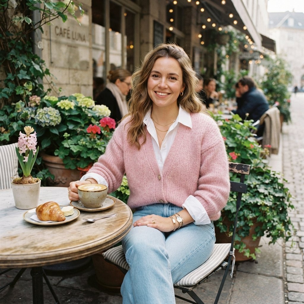 Pastel Knitwear Chic Spring Outfits