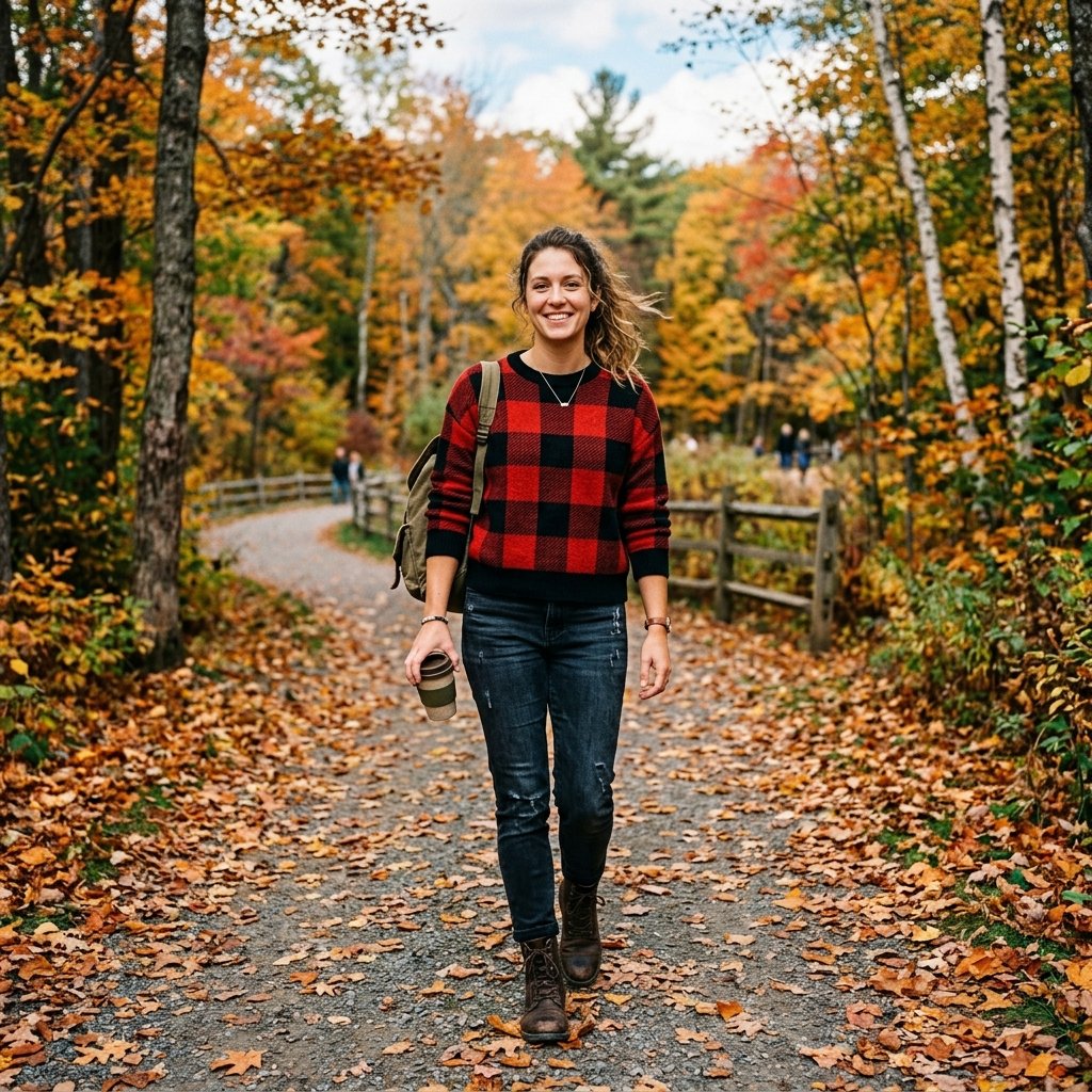 32 Cute Sweater Outfit Ideas: Cozy Inspo for Fall & Winter 27 Plaid Sweater Outfit