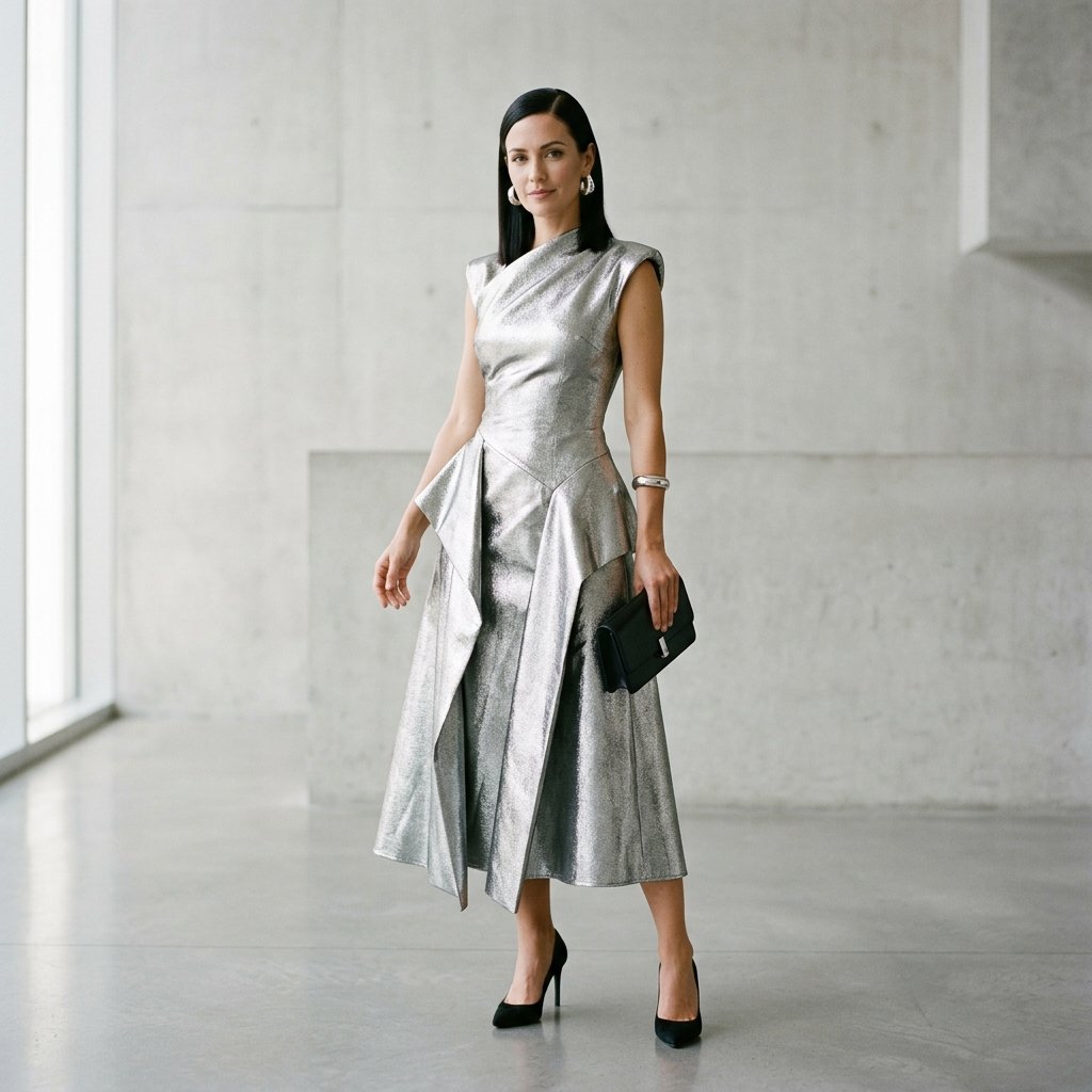 Statement Piece Silver Outfit Ideas