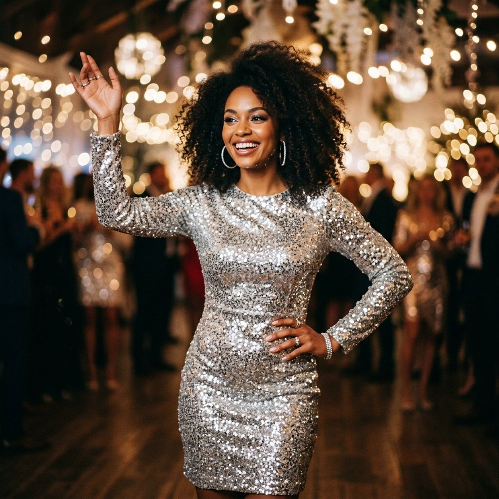 Glitter Silver Outfit Ideas