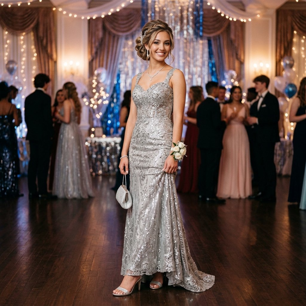 Silver Prom Outfit Ideas