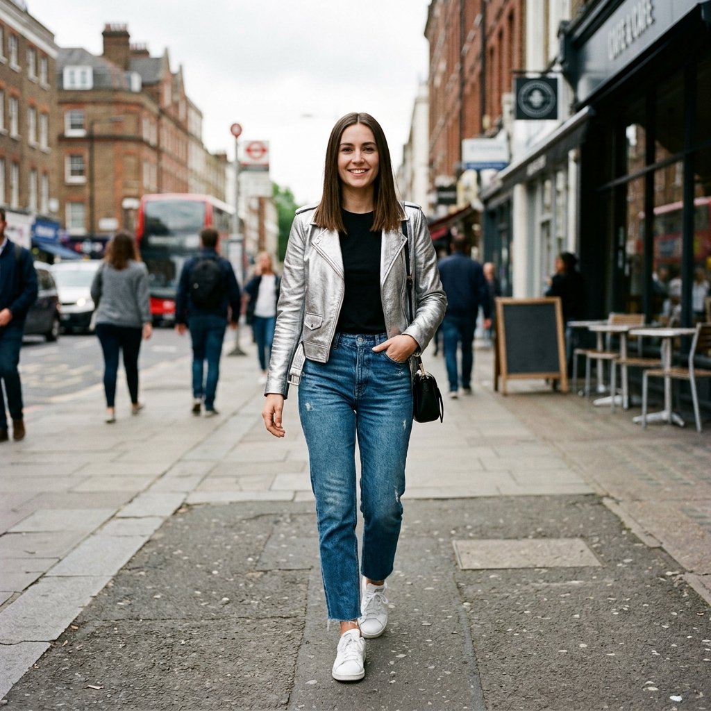 Silver Jacket Outfit Ideas