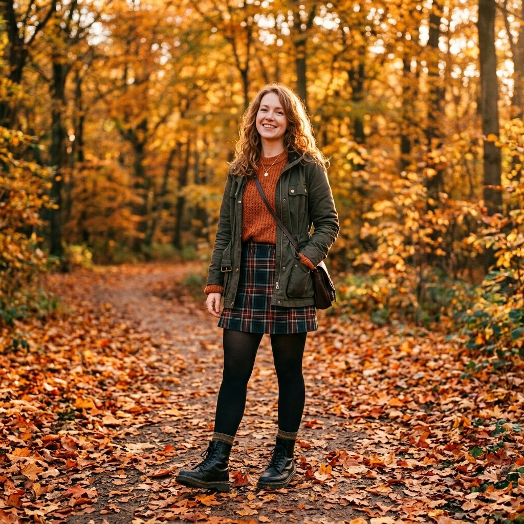Fall Pleated Skirt Outfit Ideas