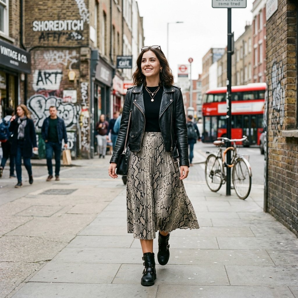 Snake Print Skirt Ideas