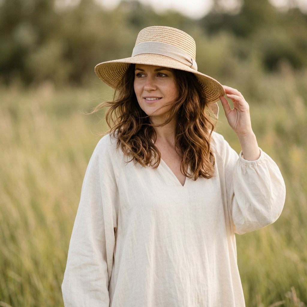 Wide Brim Hat Outfit Ideas