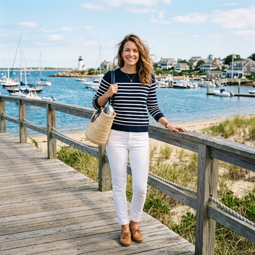32 Cute Sweater Outfit Ideas: Cozy Inspo for Fall & Winter 28 Striped Sweater Outfit
