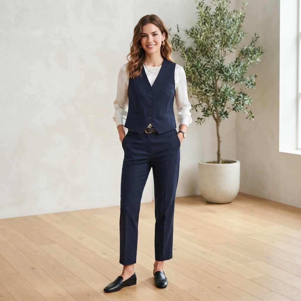 Tailored Vest Outfit Ideas