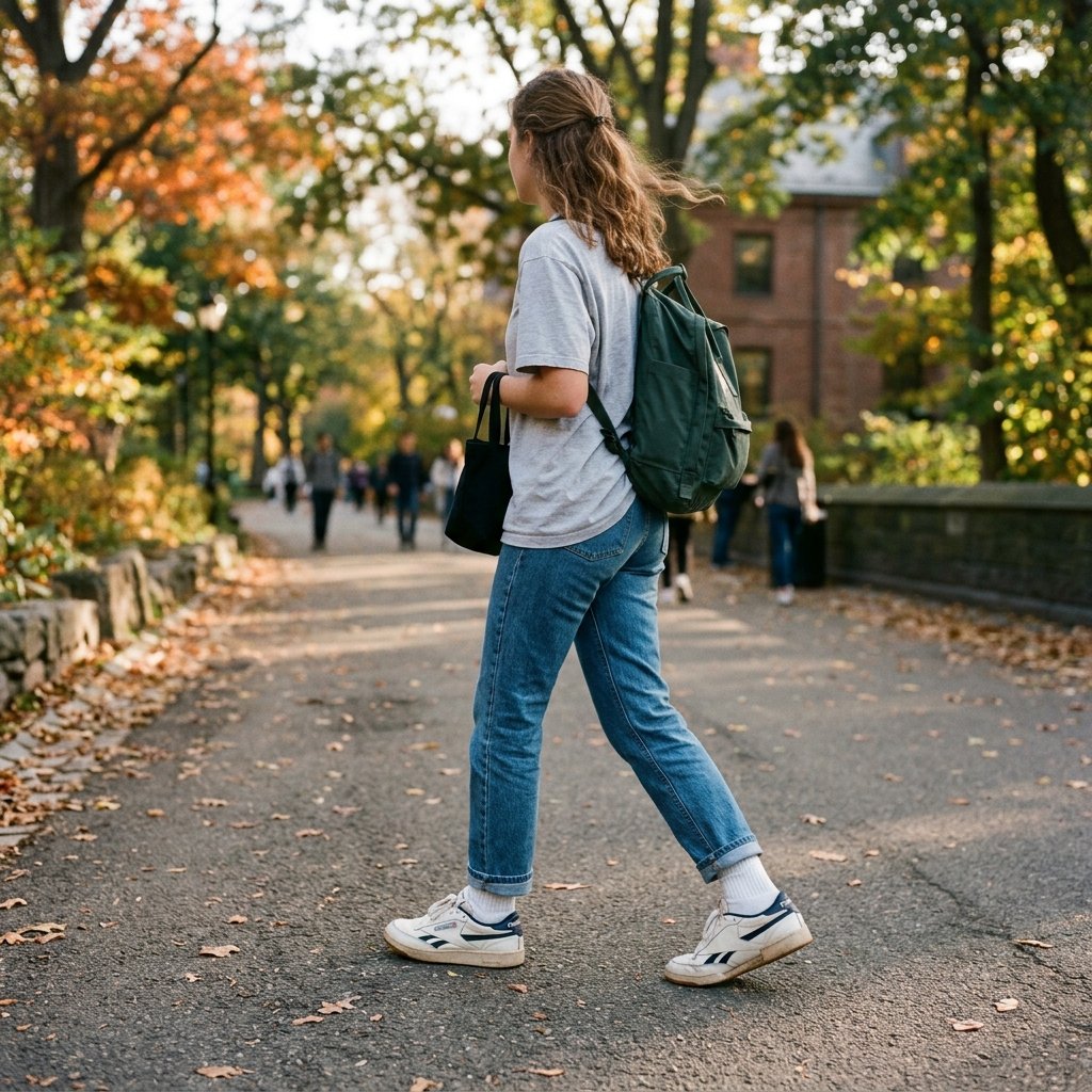 Retro Sneaker Back to School Outfit Ideas