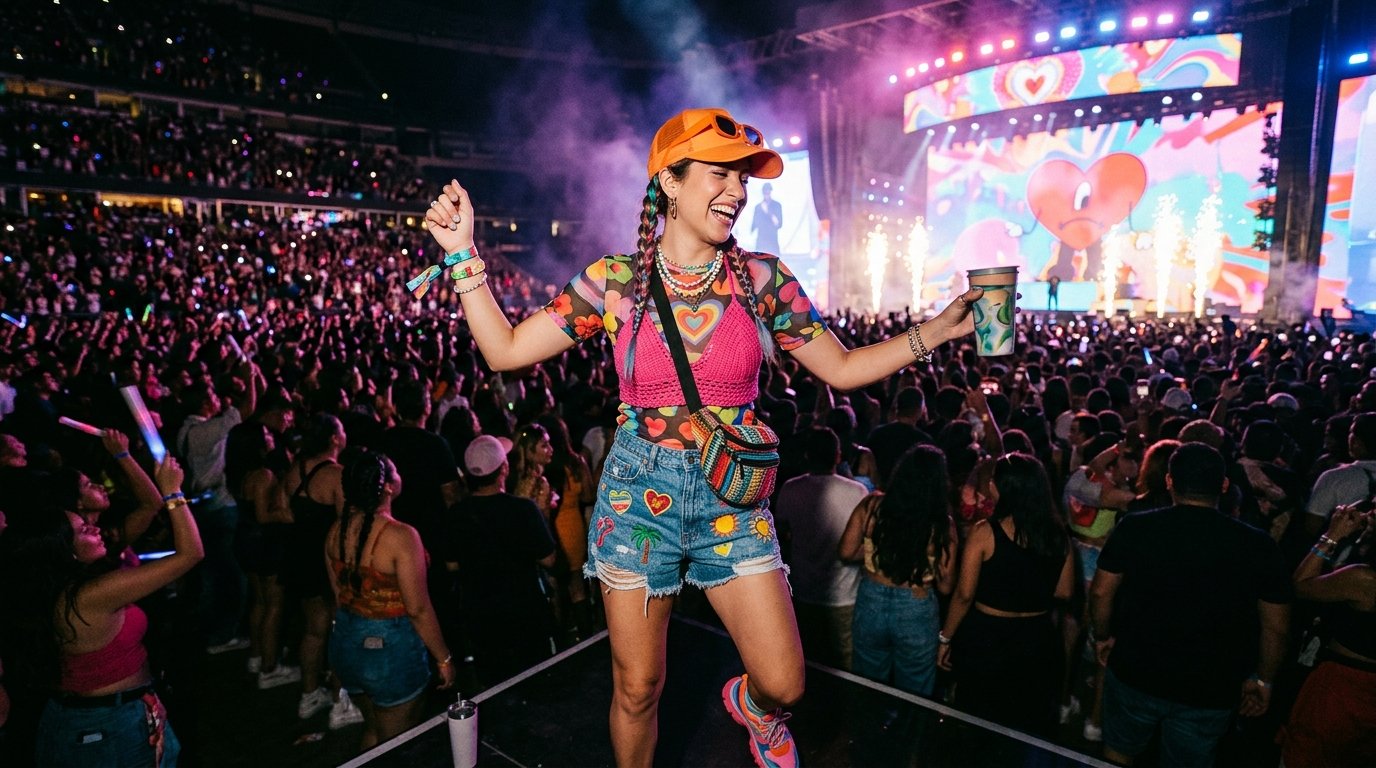 33 Bad Bunny Concert Outfit Ideas: A Complete Style Guide 1 bad bunny concert outfit ideas