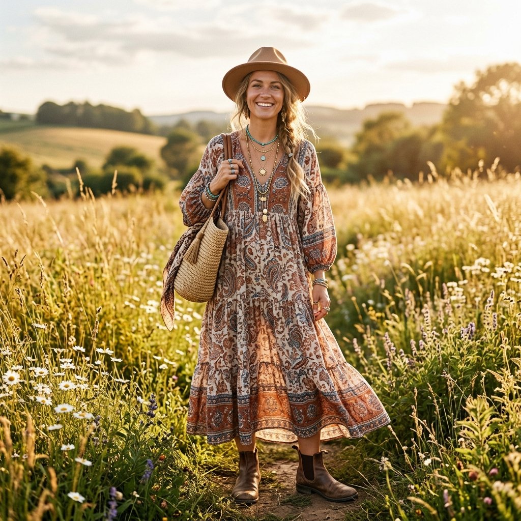 32 Effortless Mom Outfits Ideas: for covering everyday style 28 Boho Mom Outfit Ideas