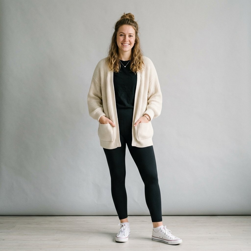 Cardigan with Leggings Ideas