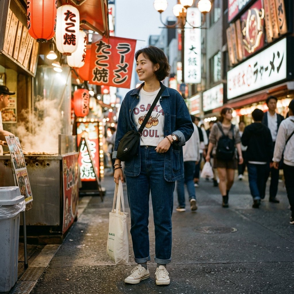 32 Japan Outfit Ideas: Inspiring Ways to Style Your Trip 8 Osaka Casual Japan Outfit Ideas