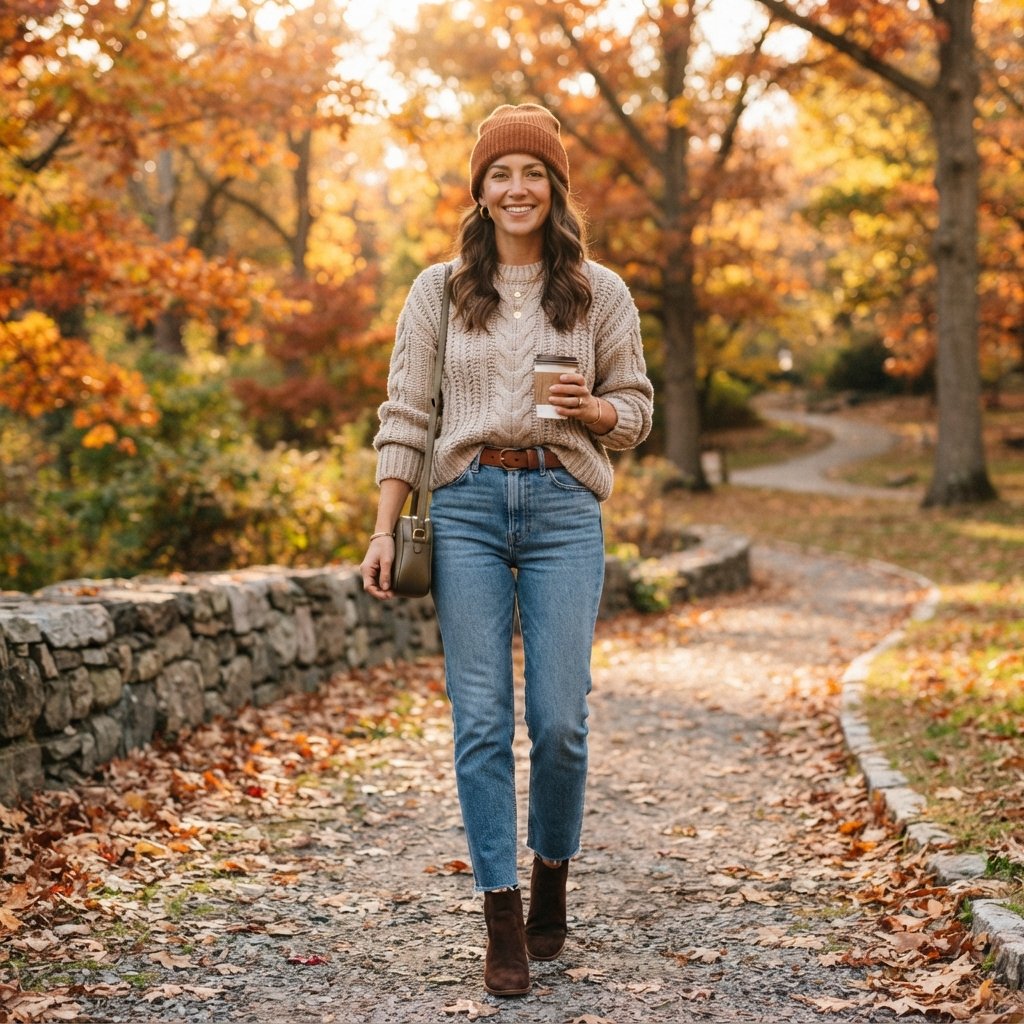 Jeans and Sweater Outfit Ideas