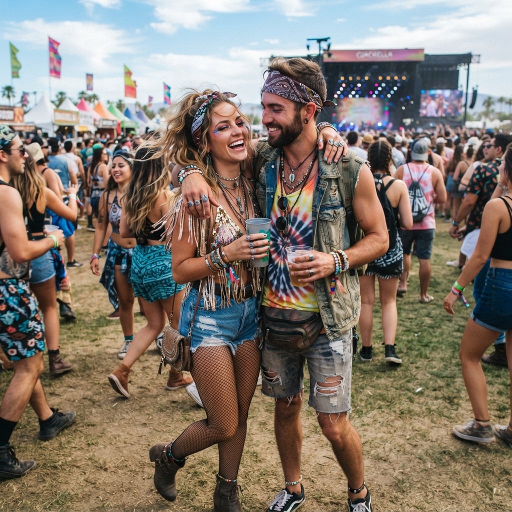 Festival Couple Outfit Ideas