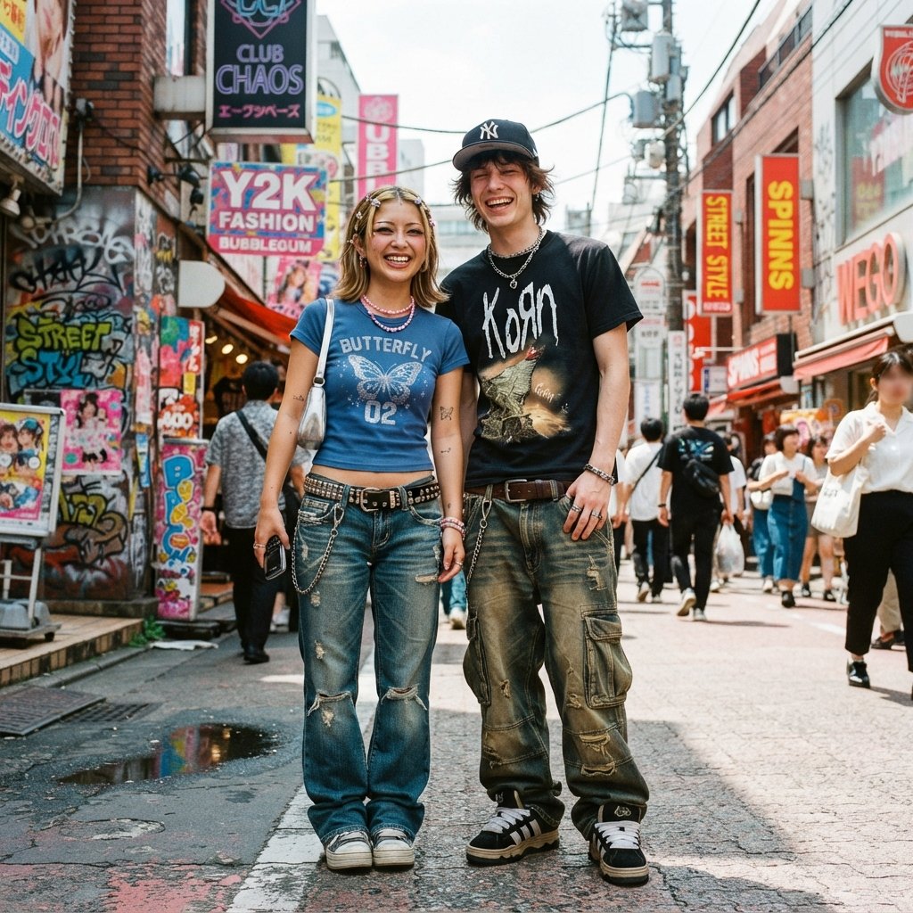 Y2K Couple Outfit