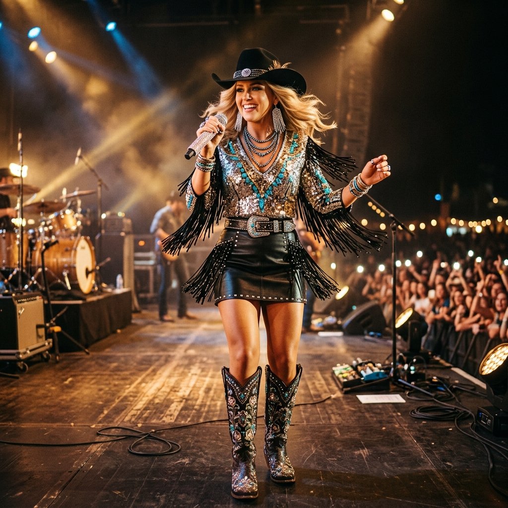 32 Country Concert Outfits: Ideas That Bring Bold Western Style to Life 33 Cowgirl Glam Ideas
