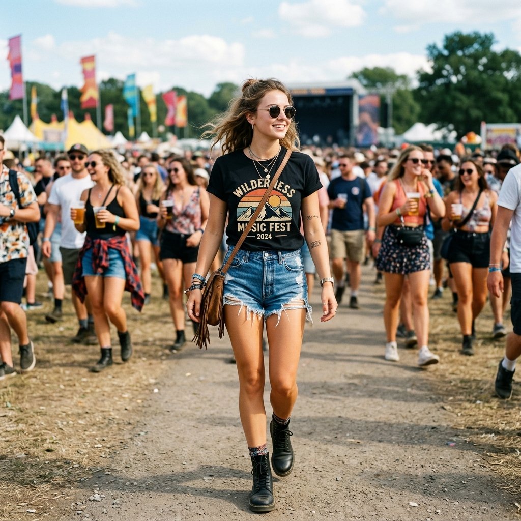 32 Country Concert Outfits: Ideas That Bring Bold Western Style to Life 17 Cutoff Shorts Outfit Ideas