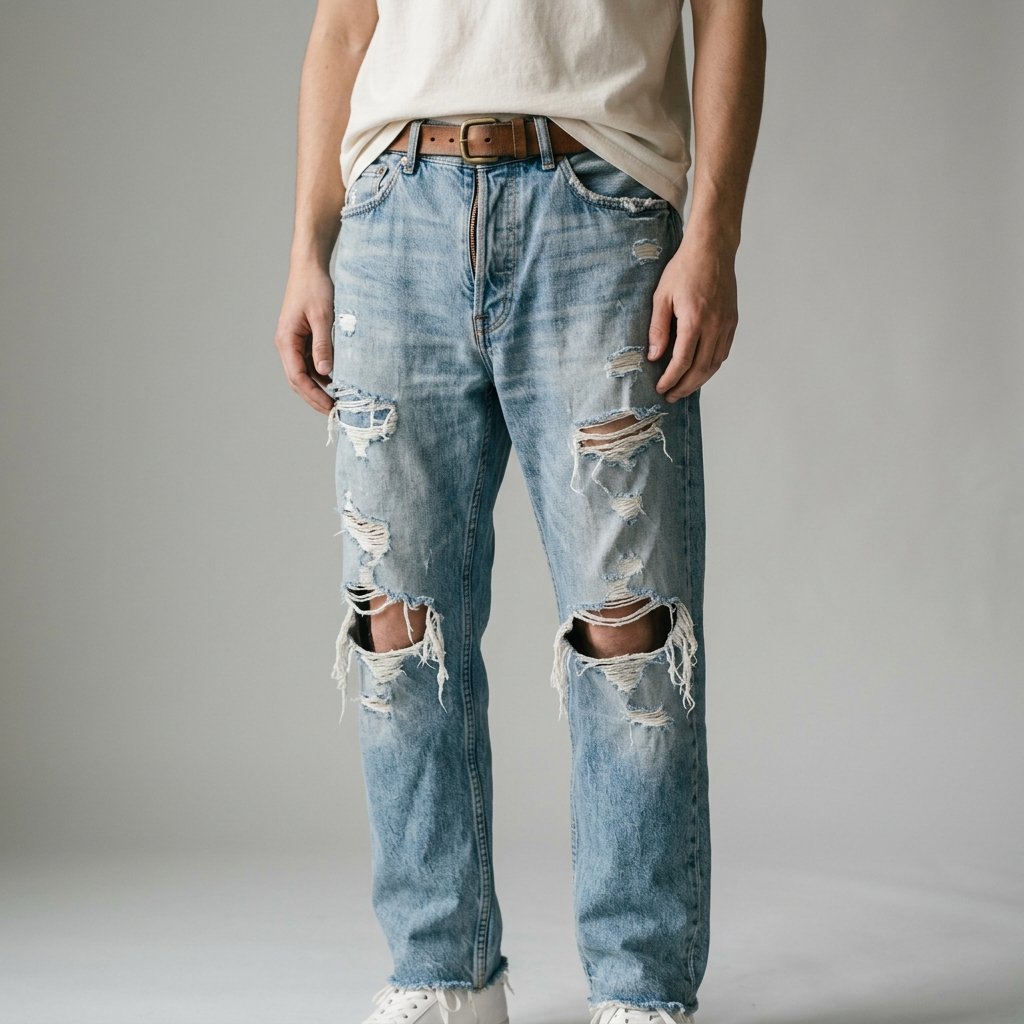 32 Baggy Jeans Outfits Ideas: Chic Ways to Look Effortlessly Trendy 20 Distressed Baggy Jeans Outfits Ideas
