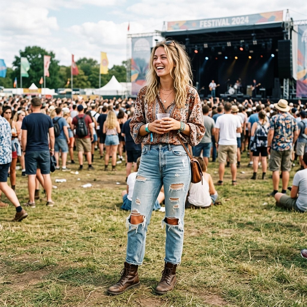 32 Country Concert Outfits: Ideas That Bring Bold Western Style to Life 26 Distressed Denim Ideas
