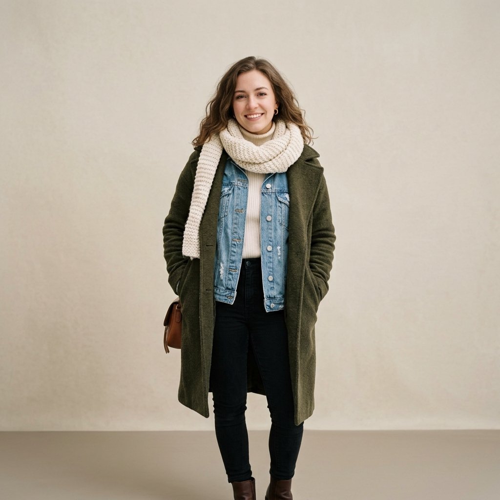 Winter Jean Jacket Outfit Ideas